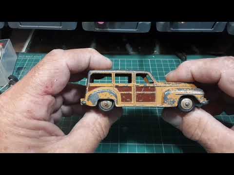Dinktoys Dicast plymouth woody custom (D M C  monthly challenge)