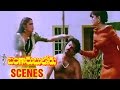 Ramya Krishna Raveena Tandon Quarrel For Balakrishna Bangaru Bullodu Movie Scenes