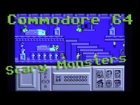 CC64 playing "Scary Monsters" (1986). Game #038.