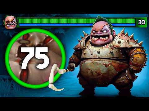 +10000 HP Pudge Raid Boss +75 Stacks🔥🔥🔥45 Kills Solo | Dota 2 Gameplay