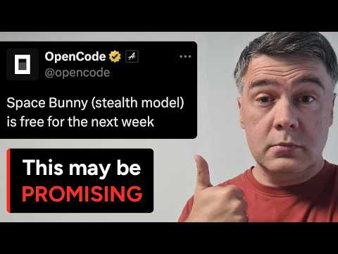 I Tried NEW "Space Bunny" FREE Model in OpenCode