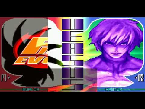 MUGEN: Qualia (12p) and Marshall (12p) vs Hastur (11p) and Hige (6p) (1 round only)
