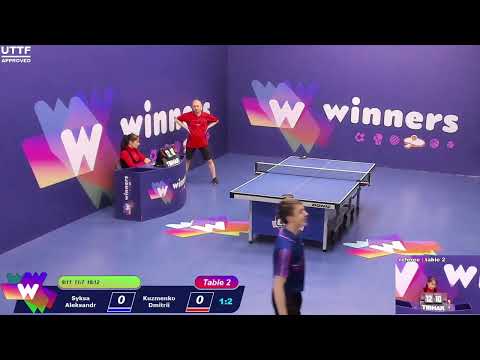 WINners CUP table 2  04.02  Syksa Aleksandr - Kuzmenko Dmitrii  13:30