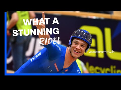 Pure Drama 😱 Jonathan Milan Wins The European Men's Individual Pursuit At The Death | Eurosport