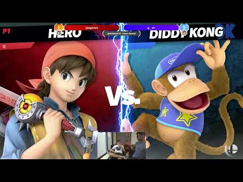 Ajvitational #5: Chuaan special - GRAND FINALS - Quaylectra (Hero) vs aj__siv (Diddy Kong)