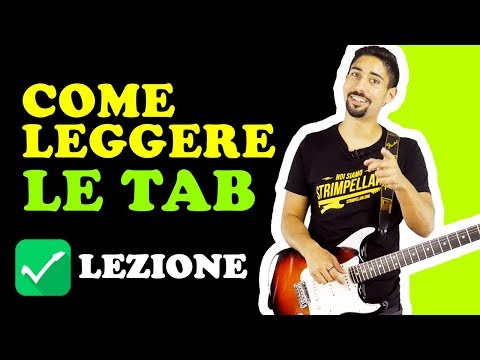Lezioni DI Chitarra 🎸 Come Leggere le Tab