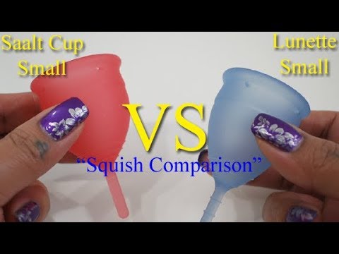 Saalt vs Lunette Sm "Squish" - Menstrual Cups