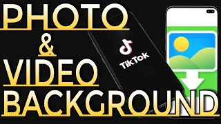 How to Use a Photo Background on Tiktok | Video Background Too