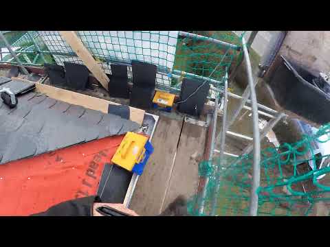 Live vom Schieferdach in Bad Lausick - Wangenkehle nageln