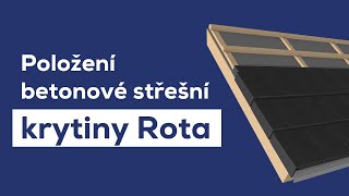Betonová střešní krytina Rota KM Beta