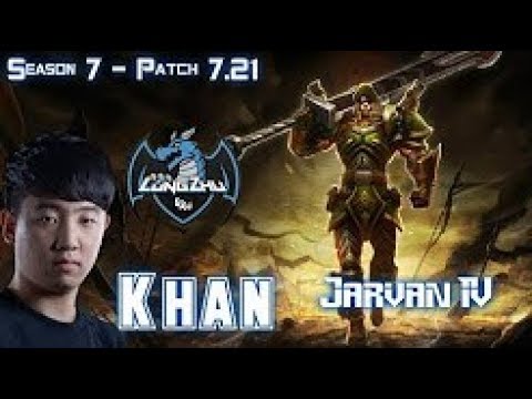 LZ Khan JARVAN IV vs RUMBLE Top - Patch 7.21 KOREA Ranked