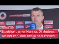 Excelsior-trainer Marinus Dijkhuizen: 'We zijn met elkaar niet goed genoeg'