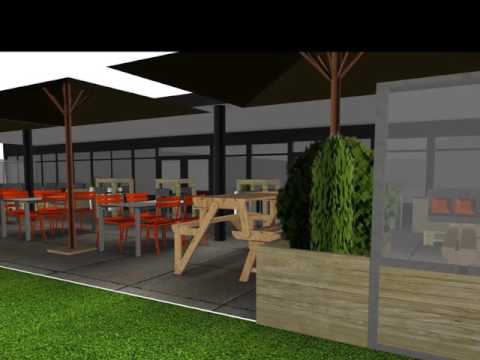 Impressie nieuwe tribune VV Chaam