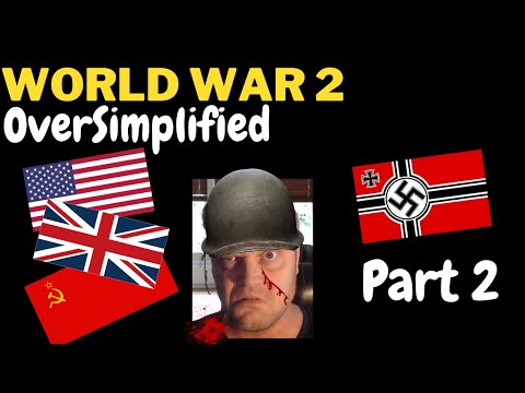 Recky reacts to: WW2 - OverSimplified (Part 2)