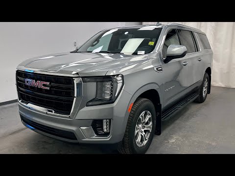 2024 GMC Yukon XL 4WD 4dr SLE in Silver for sale at Davis GMC Buick Lethbridge in Lethbridge, AB