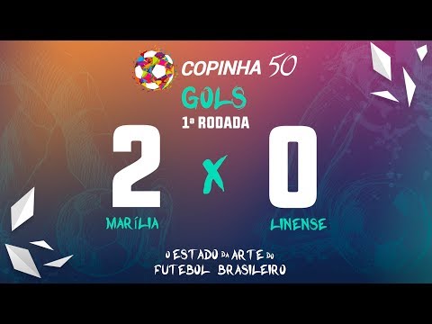 Gols de Marília 2x0 Linense, Copinha 2019