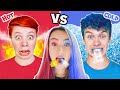 HOT vs COLD Food Challenge | Boy on Fire vs Icy Boy