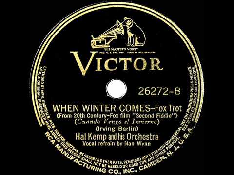 1939 Hal Kemp - When Winter Comes (Berlin) (Nan Wynn, vocal)