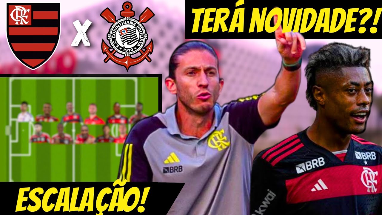 PROVÁVEL ESCALAÇÃO DO FLAMENGO! FILIPE LUÍS ESTREIA COM NOVA SOLUÇÃO?!