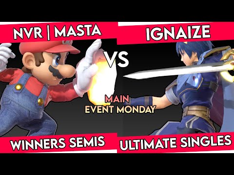 BNB Main Event Mondays 1 - NVR | Masta (Mario) VS Ignaize (Marth) Winners Semis