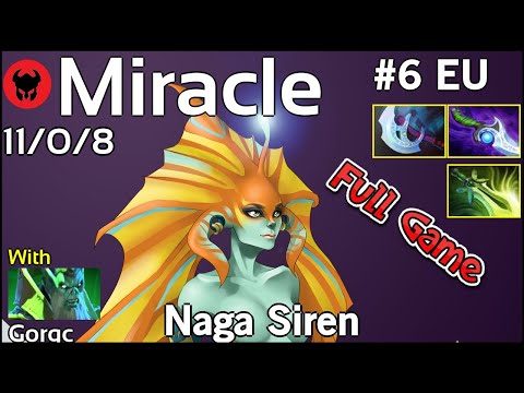 Miracle [Liquid] plays Naga Siren!!! Dota 2 Full Game 7.21