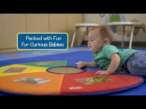Slide 5 - See-Me Picture Mat, 36" Diam., Rainbow (video)