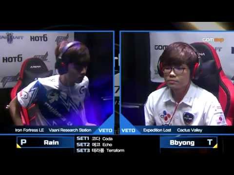 Rain vs Bbyong PvT Code S Ro16 Group A Match 1, 2015 HOT6 GSL Season 3   StarCraft 2
