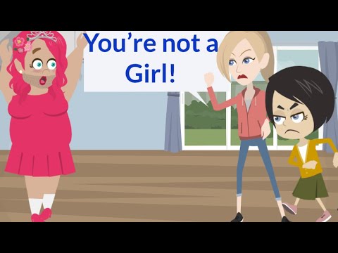 Adam is grounded for wearing pink ! | Learn English | Like English  | Kim English