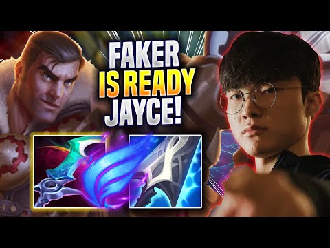 FAKER IS READY TO PLAY JAYCE! - T1 Faker Plays Jayce MID vs Lee Sin! | Season 2023