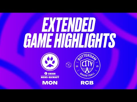 Union Mons-Hainaut vs. Rotterdam City Basketball Extended Game Highlights