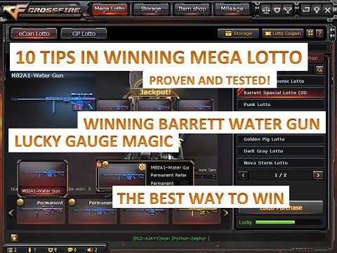 My 10 Tips in Winning Mega Lotto & Winning Barrett M82A1-Water Gun on CrossFire Philippines 2020