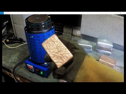 Making Copper & Aluminium Bars to sell on eBay