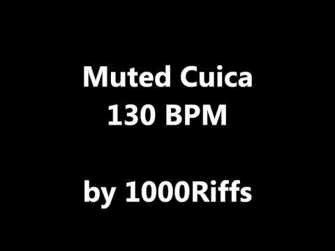 Muted Cuica Metronome : 130  BPM - Beats Per Minute