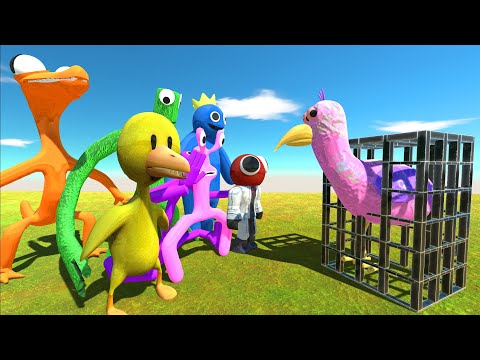 Rainbow Friends Rescue Opilia Bird - Animal Revolt Battle Simulator