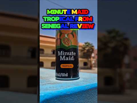 Minute Maid Tropical From Senegal Review 🇸🇳🍠 #cocacola #minutemaid #review
