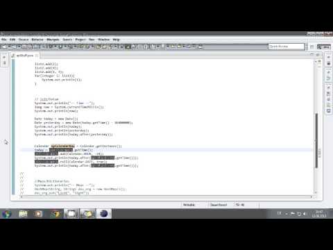 Programmieren Lernen für Anfänger - 17 - Java API: Listen, Maps, Zeit - Java Tutorial