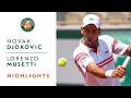 Novak Djokovic vs Lorenzo Musetti - Round 4 Highlights I Roland-Garros 2021