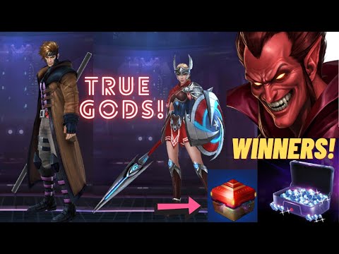 SHARON ROGERS & GAMBIT vs MEPHISTO WBL Stages 13/15- CTP Chest Opening- Crystal Coupon WINNERS - MFF