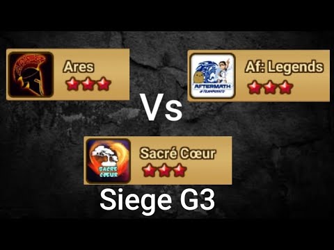 Summoners war siege HIGH G3 - Ares Vs All 14#
