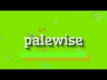PALEWISE How To Pronounce Palewise Like A Pro Is It Pale Wise Or Pall Wize