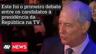 No primeiro debate na TV, presidenciáveis centram críticas a Bolsonaro e exploram corrupção do PT