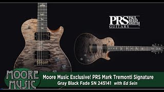 Video thumbnail for Demo of PRS Mark Tremonti Signature Guitar Gray Black Fade by MooreMusicGuitars