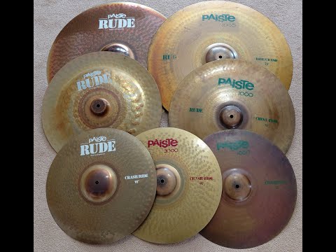 VIDEO! Paiste RUDE 16" Crash/Ride Why pay $338 NEW???? image 10