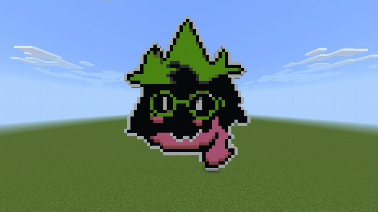 Ralsei Pixel Art Speed Build - Building stuff #1