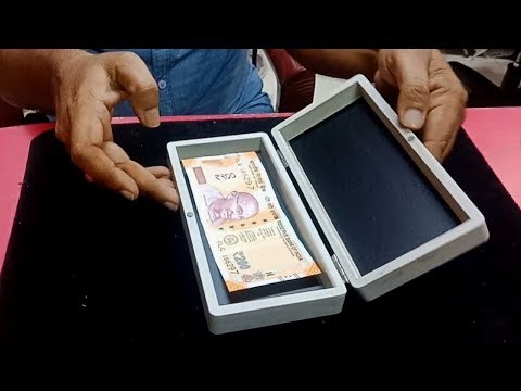 Currency Magic Tricks Paper To Currency dollar bill Magic ball vase trick  Mohans magic shop chennai