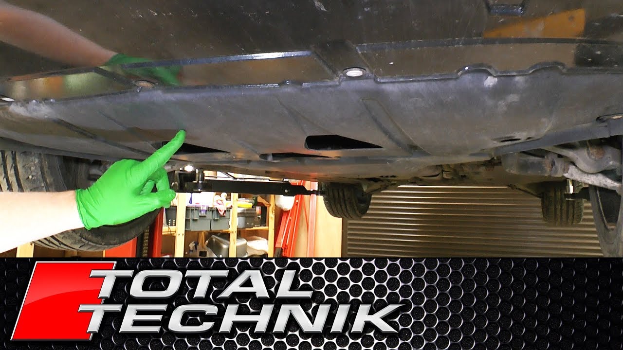 How to Remove Engine Undertray Cover - Audi ALL MODELS - Total Technik
