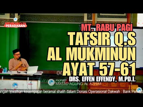 TAFSIR Q.S AL MUKMINUN AYAT 57-61 | DRS. EFFEN EFFENDY, M.PD.I.