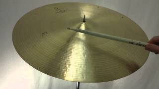 Video thumbnail for Istanbul Mehmet Nostalgia '70s Sizzle Ride Cymbal 22" by Drum Center of Portsmouth