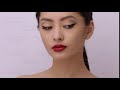 Asian Woman Beauty Face Closeup Studio Portrait