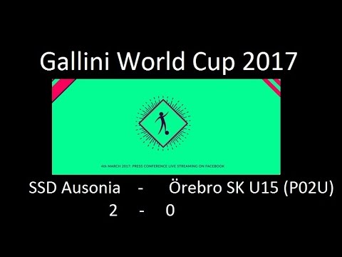 SSD Ausonia - ÖSK P02 U (2-0) Gallini world cup 2017